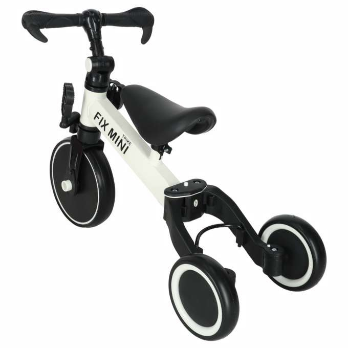 Tricicleta / bicicleta de echilibru Trike Fix Mini 3 în 1 cu pedale , culoare ALB [6]