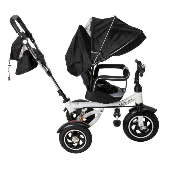 Tricicletă Trike Fix 3 în 1 cu copertină pivotantă reglabilă,  V3 neagră [42]