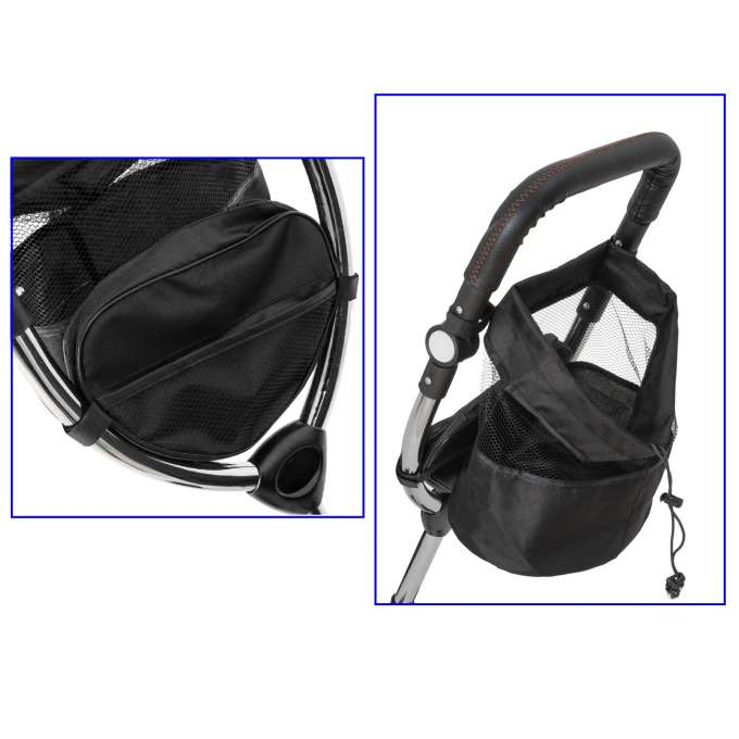 Tricicletă Trike Fix 3 în 1 cu copertină pivotantă reglabilă,  V3 neagră [12]