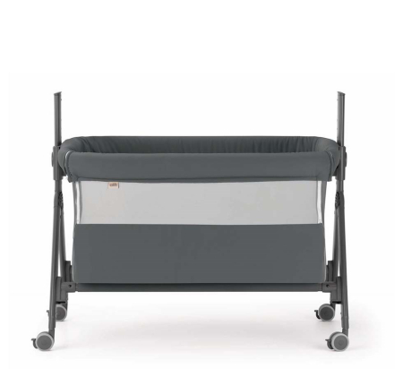 Pătuț Co-Sleeping Sempreconte Air – Gri, Pătuț Bebe Atașabil, Laterale Detașabile și Reglaj pe Înălțime [3]