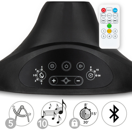 Balansoar electric 2 în 1 LUXI Dark Melange/Negru [4]