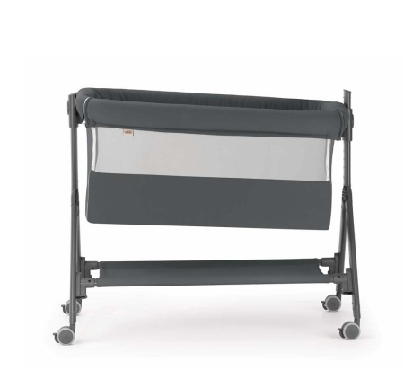 Pătuț Co-Sleeping Sempreconte Air – Gri, Pătuț Bebe Atașabil, Laterale Detașabile și Reglaj pe Înălțime [2]