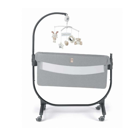 Pătuț Co-Sleeping Cullami – Pătuț Bebe Atașabil, Reglabil pe Înălțime, Cu Laterale Detașabile-gri [2]