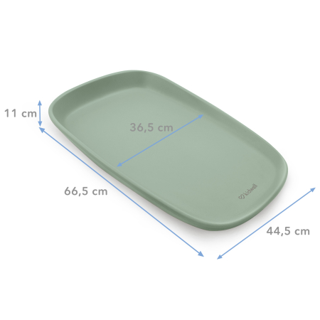 Saltea de infasat Kidwell TIBI Sage Green, spuma EVA, 50x70 cm [2]