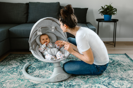 Balansoar electric 2 în 1 LUXI Dark Melange [13]