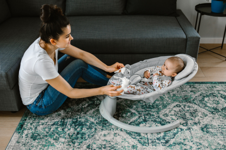 Balansoar electric 2 în 1 LUXI Dark Melange [16]