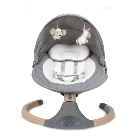 Balansoar electric 2 în 1 LUXI Dark Melange/lemn [2]