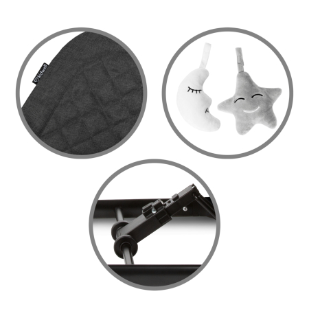 Balansoar LARO negru/ lemn [7]