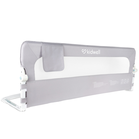 Sisteme de Siguranțǎ Copii - Bariera de protectie pentru pat copii Kidwell CORI Gray, 150 cm