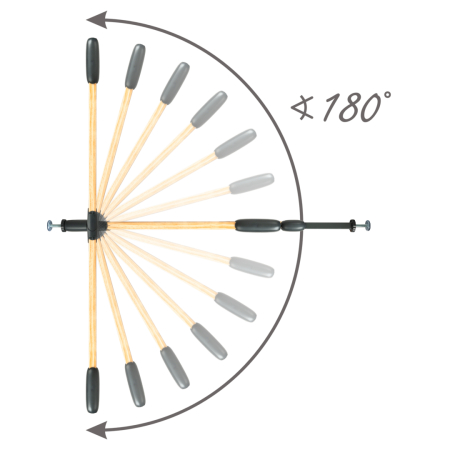 Poarta de siguranță Kidwell Trasti 74-105 cm, [5]
