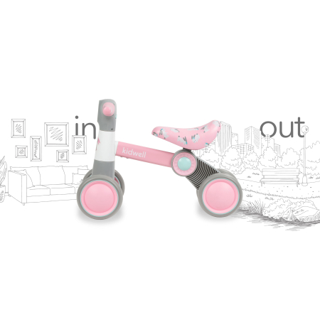 Bicicletă de echilibru pentru copii Kidwell Petito Bunny – bicicletă fără pedale pentru copii [4]