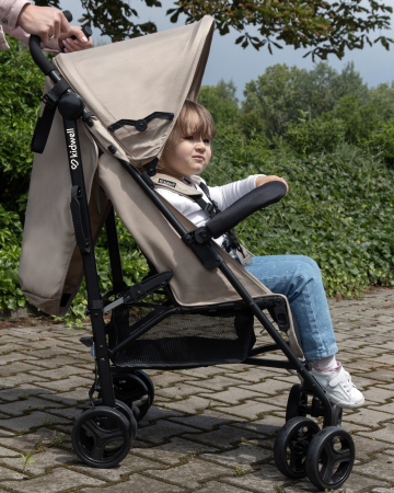 Cărucior de călătorie  QUGAR Bej/Negru [16]