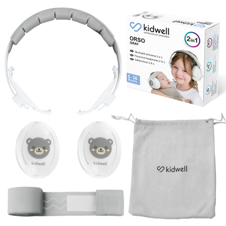 Căști de protecție impotriva zgomotului ORSO gri 2 în 1 [5]