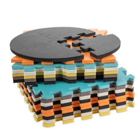 Covoras de joaca si tarc pentru copii din spuma EVA puzzle cu animale 25 piese [2]