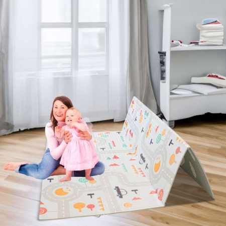 Covoraș educativ pentru copii stradă/pădure 177x158x0.8cm [1]