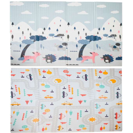 Covoraș educativ pentru copii stradă/pădure 177x158x0.8cm [10]