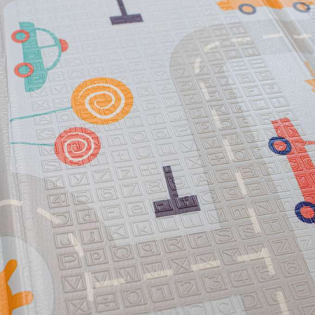 Covoraș educativ pentru copii stradă/pădure 177x158x0.8cm [12]