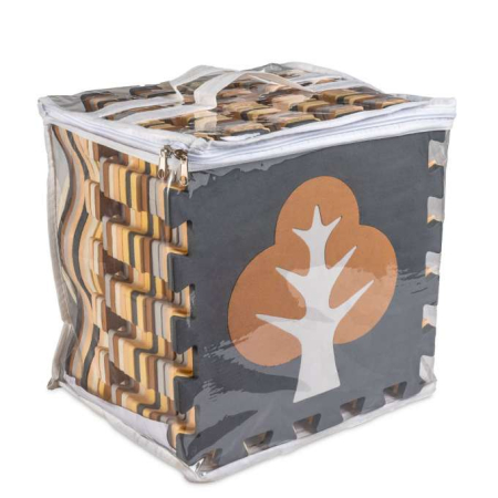 Covoraș puzzle din spumă, 36 de piese, dinozauri, 143cm x 143cm x 1cm [4]