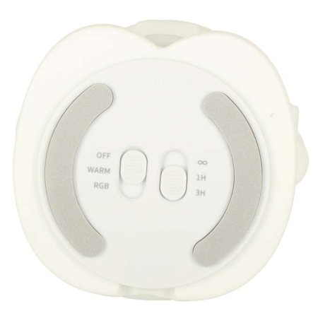 Lampă de veghe pentru copii, cu 8 LED-uri USB RGB, din silicon, moale la atingere, albă, astronaut [6]