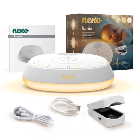 Electrocasnice pentru Bebelusi - Lampă de veghe și white noise pentru bebeluși Neno Lumia – aparat sunete liniștitoare copii