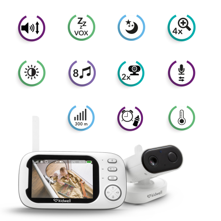 Monitor video / camera video supraveghere pentru bebeluși KIDWELL WILLI [11]