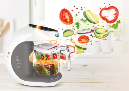 NENO CIBO-Aparat preparare mâncare bebeluși, blender cu aburi pentru diversificare [2]