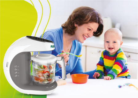 NENO CIBO-Aparat preparare mâncare bebeluși, blender cu aburi pentru diversificare [3]