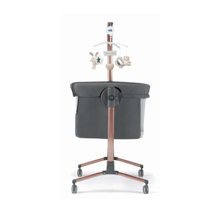 Pătuț Co-Sleeping Cullami – Pătuț Bebe Atașabil, Reglabil pe Înălțime, Cu Laterale Detașabile -antracit [1]