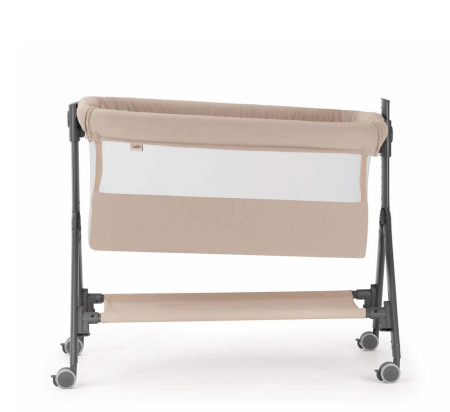 Pătuț Co-Sleeping Sempreconte Air – Bej, Pătuț Bebe Atașabil, Laterale Detașabile și Reglaj pe Înălțime [2]