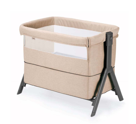 Pătuț Co-Sleeping Sempreconte Joy – Bej, Pătuț Bebe Atașabil la Pat, Reglabil pe Înălțime