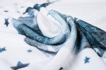 Păturica aniversara Milestone Lună Albastră - 100x150cm [1]