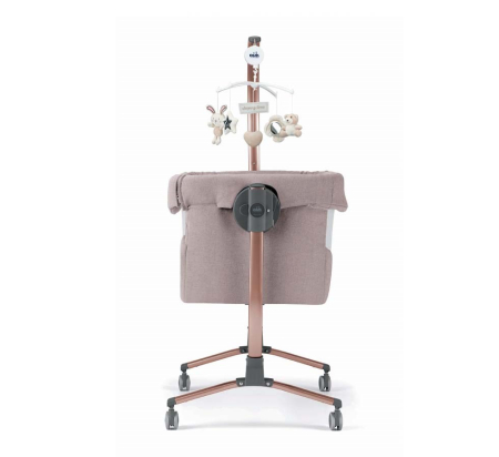 Pătuț Co-Sleeping Cullami – Pătuț Bebe Atașabil, Reglabil pe Înălțime, Cu Laterale Detașabile- rose gold [3]