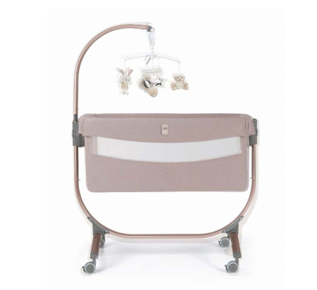 Pătuț Co-Sleeping Cullami – Pătuț Bebe Atașabil, Reglabil pe Înălțime, Cu Laterale Detașabile- rose gold [6]