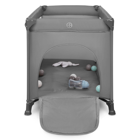 Pătuț de călătorie cu două niveluri BLISSY DUO, culoare GRI [6]