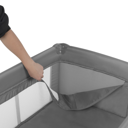 Pătuț de călătorie cu două niveluri BLISSY DUO, culoare GRI [9]