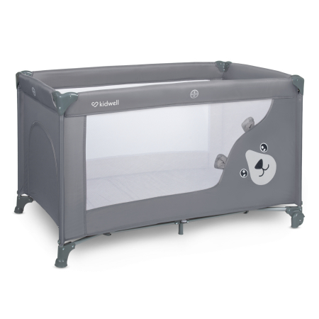 Patuțuri Pliabile - Pătuț de călătorie cu un singur nivel BLISSY BASIC ,culoare GRI