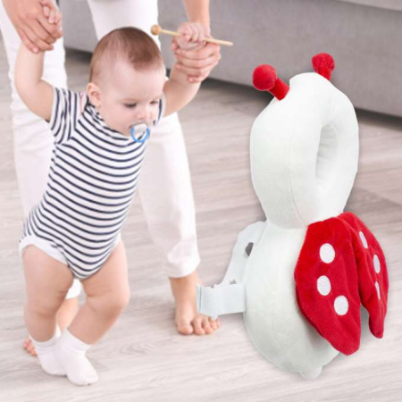 Pernă de protecție cap pentru primii pași, rucsac de siguranță la cădere, ladybird [4]