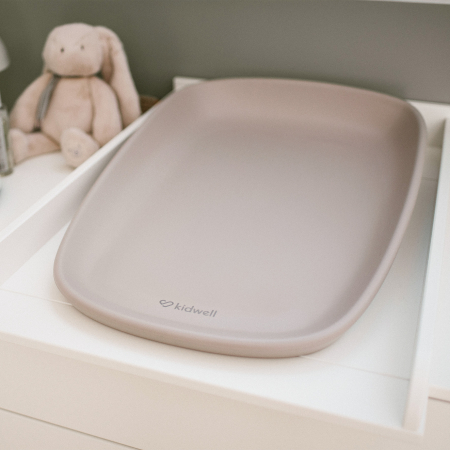 Saltea de înfășat Kidwell Tibi Gri – salteluță pentru schimbat scutec bebeluși impermeabilă [5]