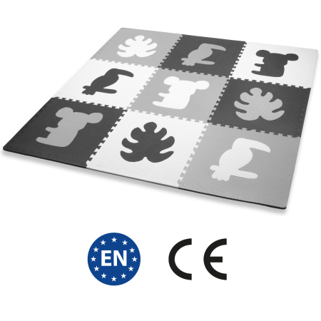 Salteluta de joaca pentru copii tip puzzle 179 x 179 CM Kidwell SENSO Tropical [6]