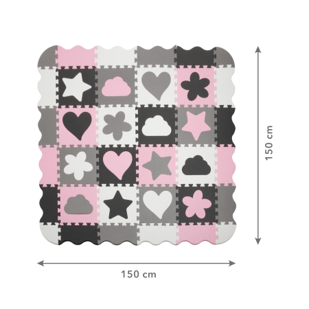 Salteluta de joaca tip puzzle kidwell happy - love [2]