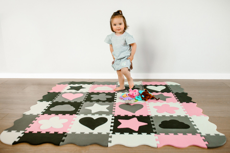 Salteluta de joaca tip puzzle kidwell happy - love [7]