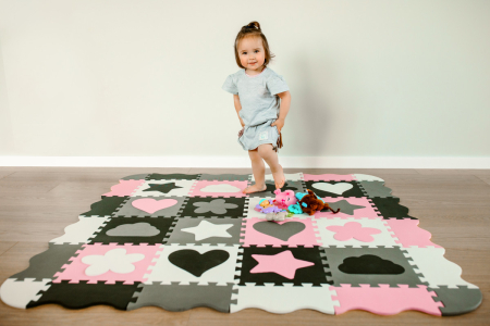 Salteluta de joaca tip puzzle kidwell happy - love [6]