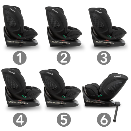 Scaun auto GOCAR  40-135 cm , NEGRU [4]