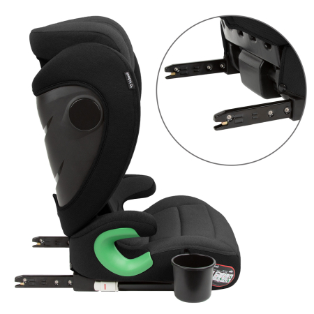 Scaun auto WESTON gri/negru , 100-150cm,3-12 ani,15-36kg [4]