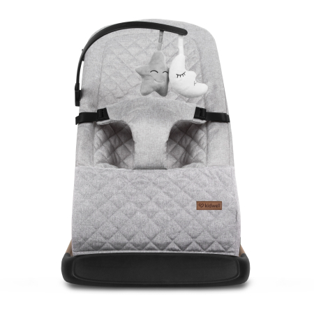 Scaun balansoar complet gri/lemn LARO [3]