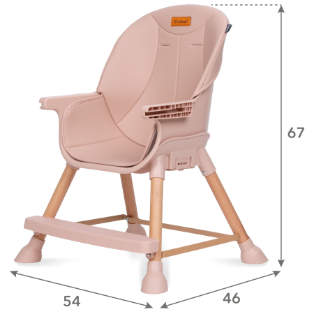 Scaun de masa 4 in 1 EATAN,WOOD ROZ [2]
