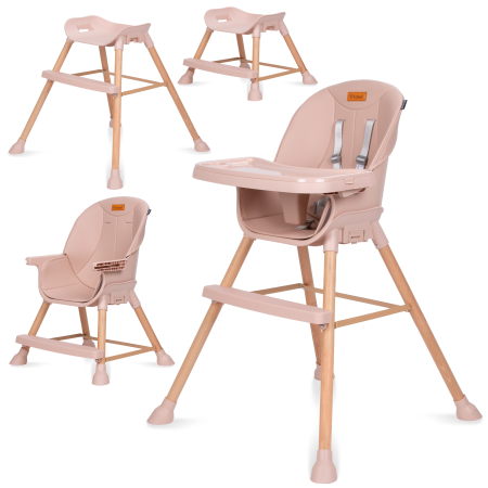 Scaune de Masa - Scaun de masa 4 in 1 EATAN,WOOD ROZ