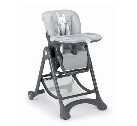 Scaun de Masă CAM Campione – Multifuncțional, Reglabil, Pliabil, cu Tăviță Dublă GRI