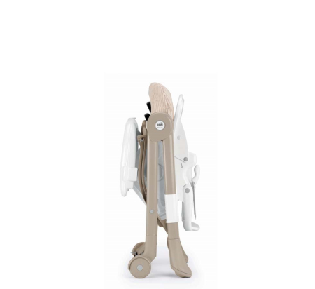 Scaun de Masă CAM Campione – Multifuncțional, Reglabil, Pliabil, cu Tăviță Dublă bej-alb [4]