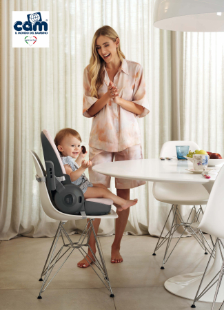 Scaun de Masă CAM ORIGINAL 4in1 – ROZ, Reglabil, Multifuncțional, de la Naștere [14]